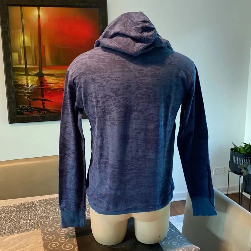 Wet Cement Small Zip Up Hoodie Pickets Lightweight